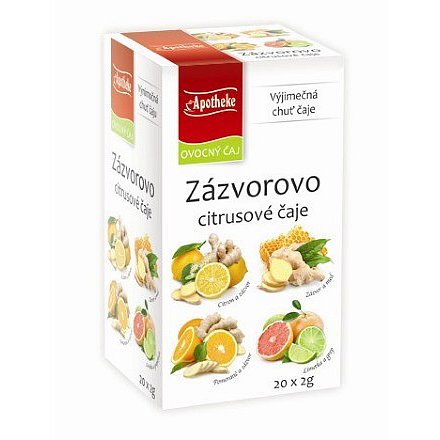 Apotheke Zázvorovo citrusové čaje 4v1 20x2g n.s.