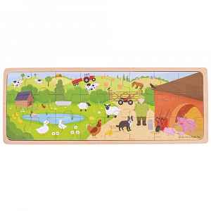 Bigjigs Toys Puzzle Na farmě