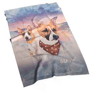 Rychleschnoucí ručník Dog Fantasy Gump 130x80cm