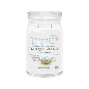 Yankee Candle vonná svíčka Clean Cotton 567g