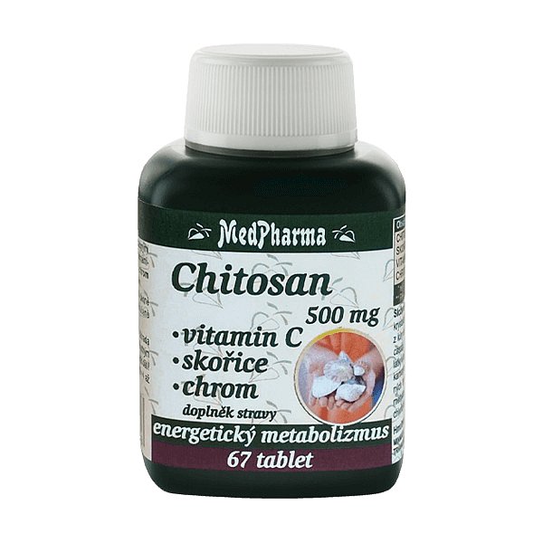 MedPharma Chitosan 500mg+vit.C+chrom 67 tablet