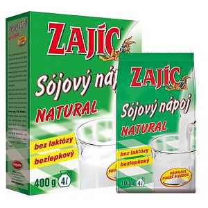 Sójový nápoj Zajíc Natural sáček 400g DOYPACK