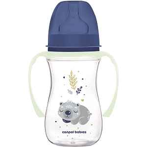 Canpol babies EasyStart Sleepy Koala 240 ml kojenecká láhev 3 m+ Blue 1 ks