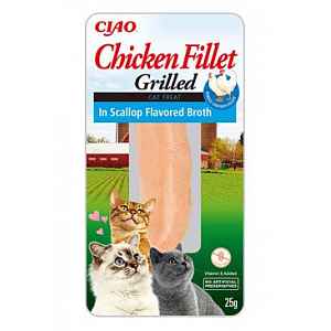 Churu Cat Chicken Fillet In Scallop Flav.broth 25g