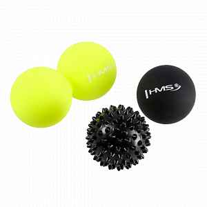HMS Sada masážních míčků Lacrosse ball BLS01