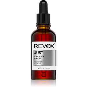 Revox B77 JUST AHA 30% + BHA 4% vyhlazující exfoliační sérum pro obnovu povrchu pleti 30 ml