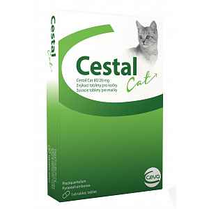CESTAL Cat 80/20 žvýkací tablety pro kočky 8tbl