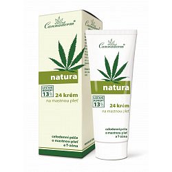 Cannaderm Natura 24 Krém na mastnou pleť 75 g