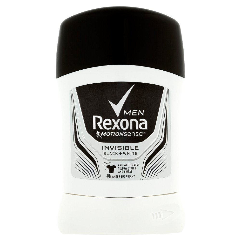 REXONA Men Invisible Black&White tuhý deodorant 50 ml