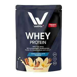 WellMix Protein s příchutí Vanilla Chai Latte vanilkový protein, chail latte protein, wellmix protein, protein v prášku 450 g