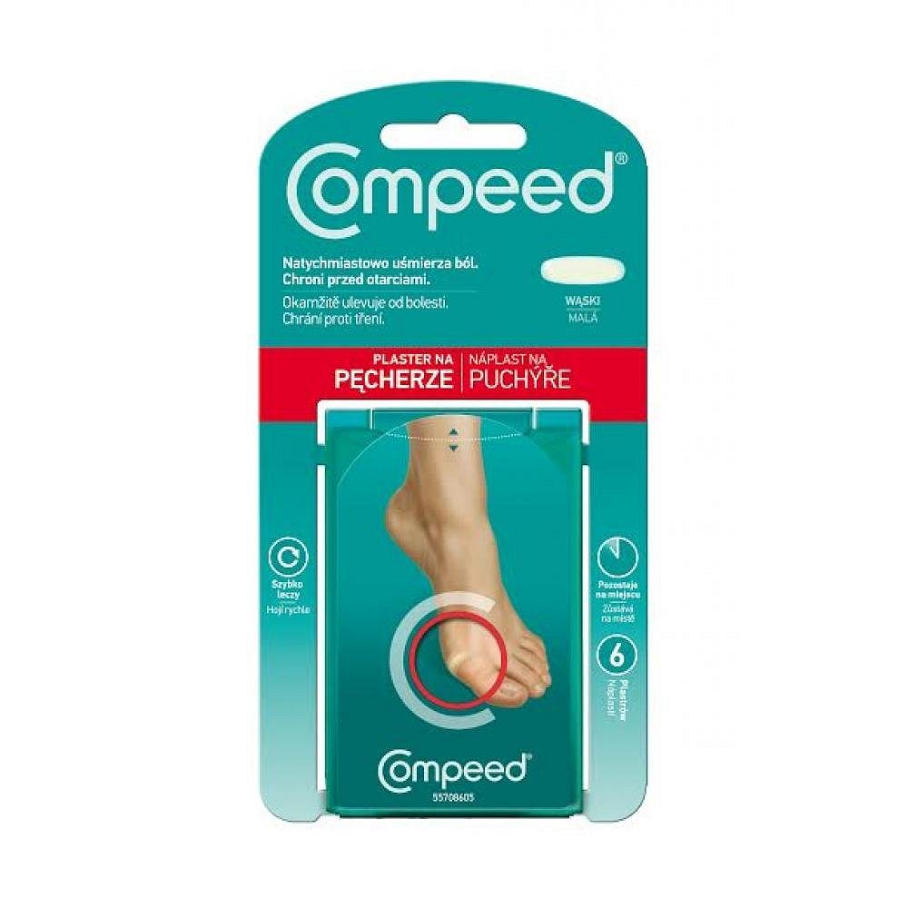 Compeed náplast na puchýře malá 6 ks