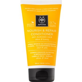 Apivita Holistic Hair Care Olive & Honey vyživující kondicionér pro suché a zcitlivělé vlasy  150 ml