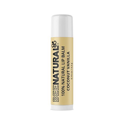 Bee Natural Beeswax Lip Balm Coconut Vanilla 100% přírodní balzám na rty se včelím voskem 4,2 g