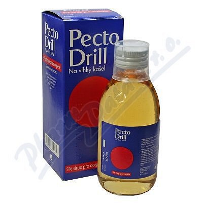 Pectodrill 5% dosp.vlh.kaš.por.sir.200ml/10gm+odm.