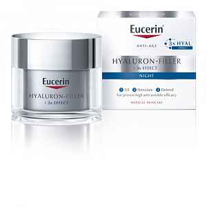 Eucerin Hyaluron-Filler + 3xEffect Noční krém 50ml