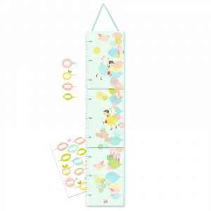 Djeco Dětský nástěnný metr - Spring