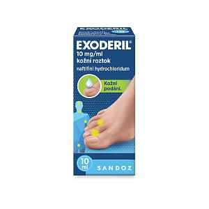 Exoderil 10mg/ml kožní roztok 10ml