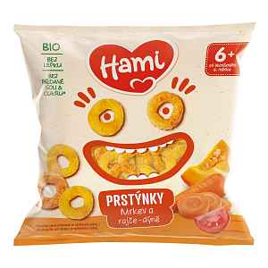 Hami Prstýnky mrkev a rajče-dýně 6m+ 20 g