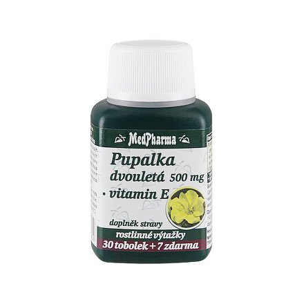 MedPh Pupalka dvoul.500mg+vit.E tob.37