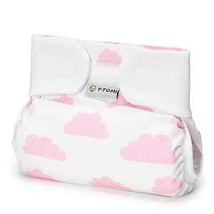 T-tomi Ortopedické abdukční kalhotky - suchý zip Pink clouds (3-6kg)