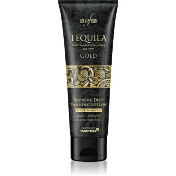 Tannymaxx Art Of Sun Tequila Gold opalovací krém do solária s bronzerem pro podporu opálení 125 ml