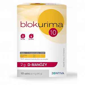 Blokurima 2g D-manózy sáčky 10x4g