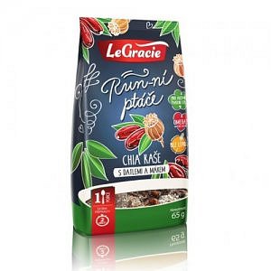 LeGracie Run-ní ptáče chia kaše s datlemi a mákem 65g