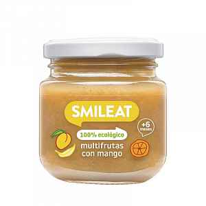 Smileat BIO ovocný příkrm jablko, hruška, banán, mango a pomeranč 6m+ 130 g