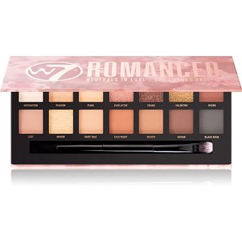 W7 Cosmetics Romanced paleta očních stínů 11,2 g