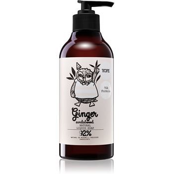 Yope Ginger & Sandalwood přírodní tekuté mýdlo na ruce 500 ml