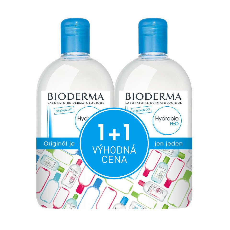 BIODERMA Hydrabio H2O 500 ml 1+1 (FESTIVAL)