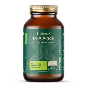 BrainMax DHA Algae, 250 mg, 60 rostlinných softgelových kapslí