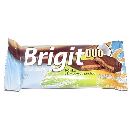 Brigit DUO - tyčinka s kokosovou příchutí 90g