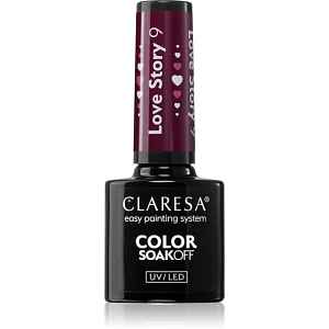 Claresa SoakOff UV/LED Color Love Story gelový lak na nehty odstín 9 5 g