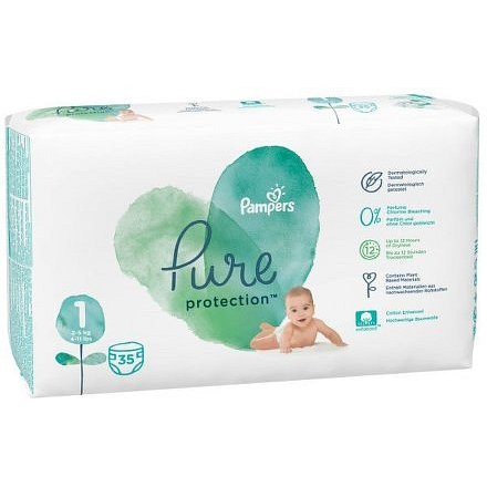 Pampers Pure protection S1 35ks