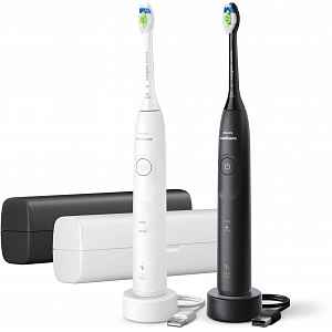 Philips Sonicare 5500 HX7119/01 sonické zubní kartáčky 1+1 ks bílý+černý