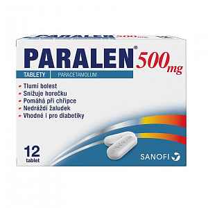 Paralen 500 mg 12 tablet