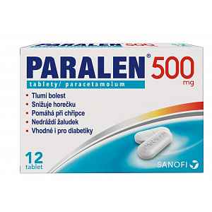 Paralen 500 mg 12 tablet