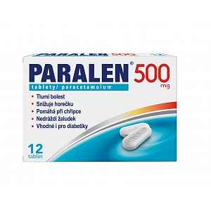 Paralen 500 mg 12 tablet