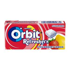 Orbit Žvýkačky Refresher Jahoda a citron 17,9 g
