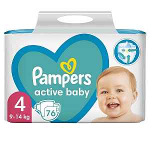 Pampers Active Baby Giant Pack S4 76ks