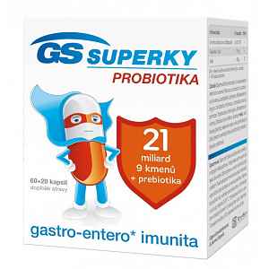 GS Superky probiotika cps.60+20 ČR/SK