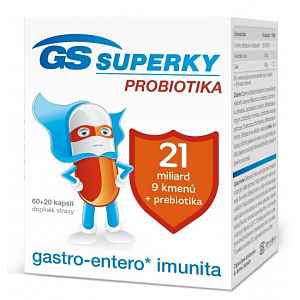 GS Superky probiotika cps.60+20 ČR/SK