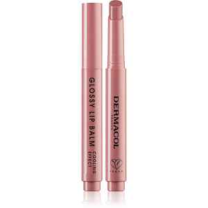 Dermacol Beauty Stick Glossy Lip Balm pečující lesk na rty s chladivým účinkem vůně 01 Vanilla 2.2 g
