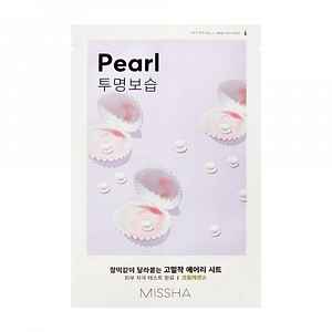 Missha Airy Fit Pearl rozjasňující plátýnková maska 19 g