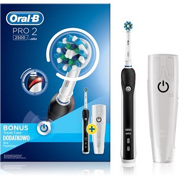 Oral B Pro 2500 Black D20.513.2MX elektrický zubní kartáček