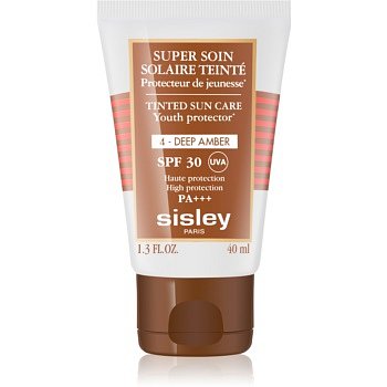 Sisley Sun ochranný tónovací krém na obličej SPF 30 odstín 4 Deep Amber  40 ml