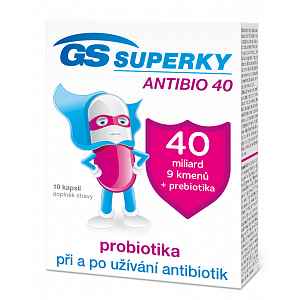 GS Superky Antibio 40 cps.10 ČR/SK
