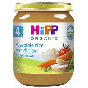 Hipp BIO Zelenina a rýže s kuřecím masem 125 g