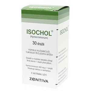 Isochol dražé 30 x 400 mg (lahv.)